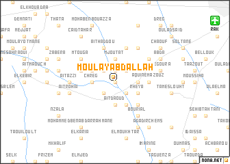 map of Moulay Abdallah