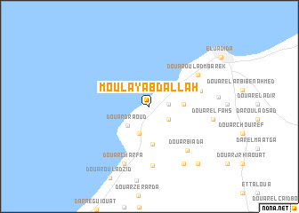 map of Moulay Abdallah