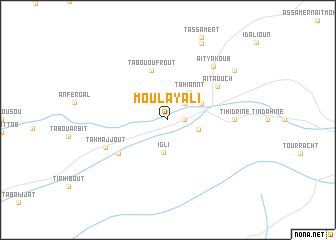 map of Moulay Ali