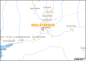 map of Moulay Brahim