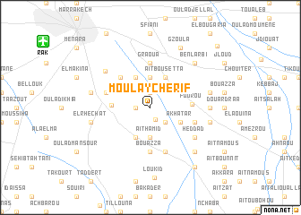 map of Moulay Cherif