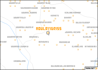 map of Moulay Idriss