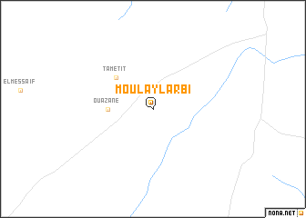 map of Moulay Larbi