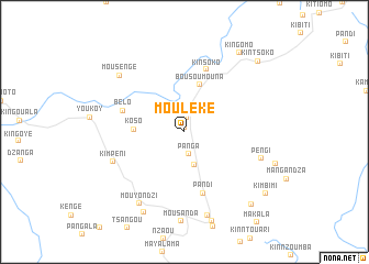 map of Mouléké