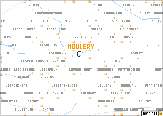 map of Moulery