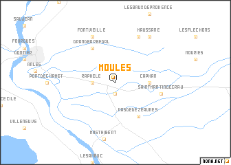 map of Moulès