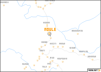 map of Moulé