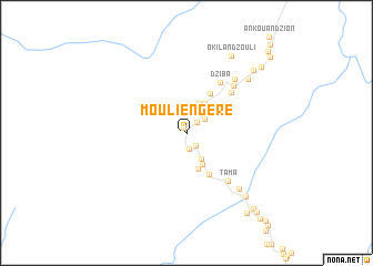 map of Mouliengéré
