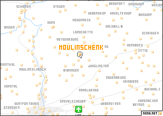 map of Moulin Schenk