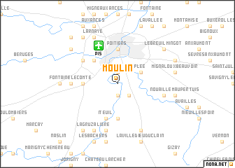 map of Moulin
