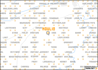 map of Moulin