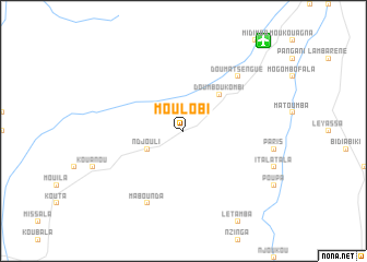 map of Moulobi