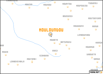 map of Mouloundou