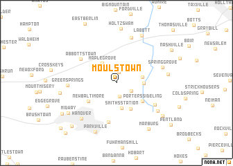 map of Moulstown