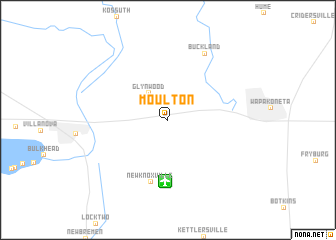 map of Moulton