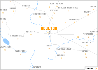 map of Moulton