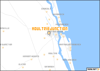 map of Moultrie Junction