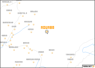 map of Moumba