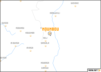 map of Moumbou