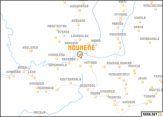 map of Mouméné