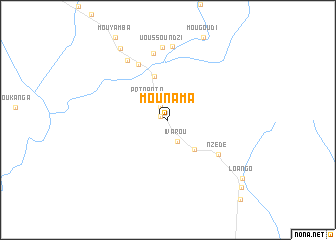 map of Mounama