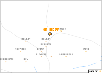 map of Mounaré