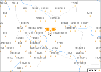 map of Mouna