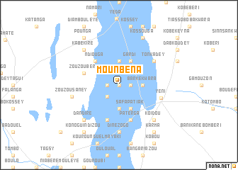 map of Mounbéna