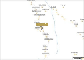 map of Mounda