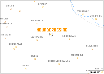 map of Mound Crossing