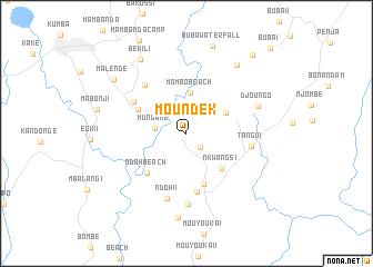 map of Moundek