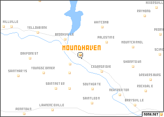 map of Mound Haven