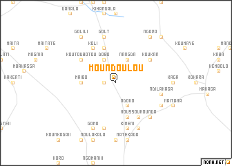 map of Moundoulou