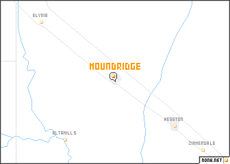 map of Moundridge