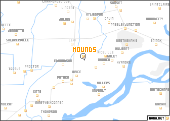 map of Mounds