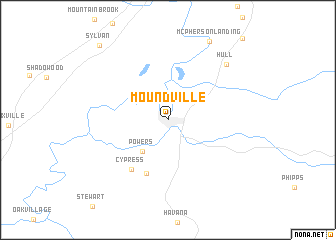 map of Moundville