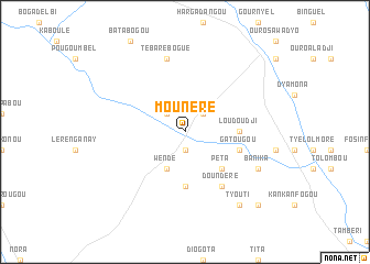 map of Mounéré