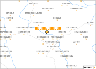 map of Mouniédougou