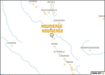 map of Mouniengé