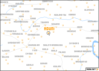 map of Mouni