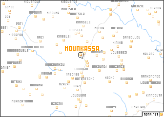 map of Mounkassa