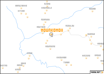 map of Mounkomo II