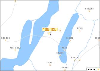 map of Mounkui