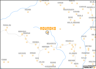 map of Mounoko