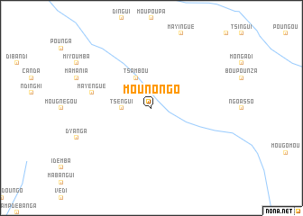 map of Mounongo