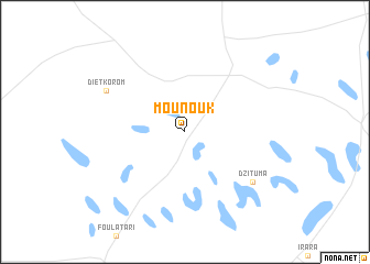 map of Mounouk