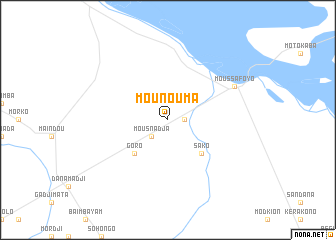 map of Mounouma