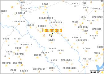 map of Mounpoko