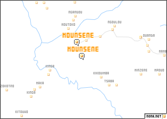 map of Mounséné