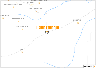 map of Mountainair